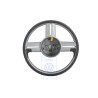 Genuine VW Sports Steering Wheel Satin Black/Chrom - 6E0419091B JMG