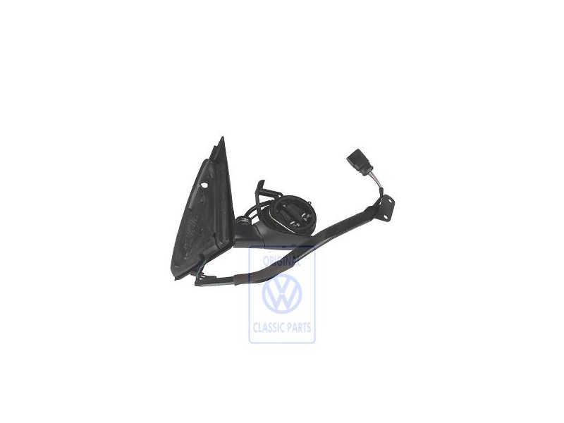 Genuine VW Exterior Mirror Housing Satin Black - 6E1857508D 01C