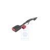 Genuine VW Belt Latch Satin Black/Fire Red - 6E2857756 FCN