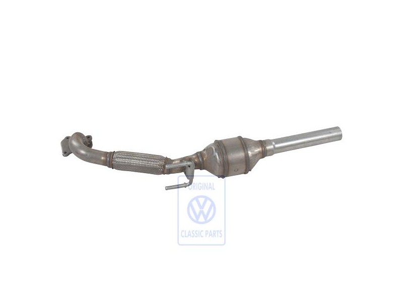 Genuine VW Exhaust Pipe With Catalyst - 6K0253060DX