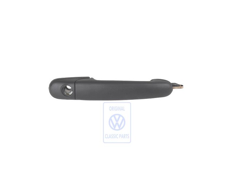 Genuine VW Ext Door Handle, Black Without Lock Cylinder - 6K0837207