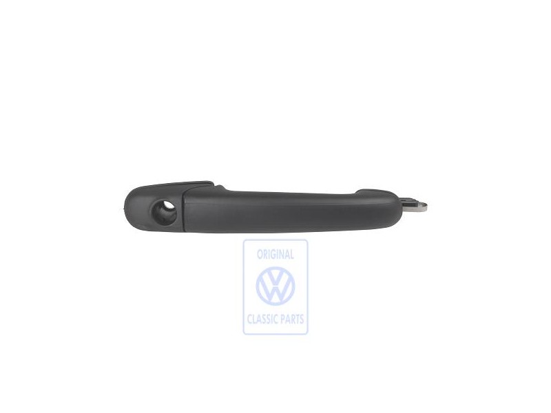 Genuine VW Ext Door Handle, Black Without Lock Cylinder - 6K0837207B