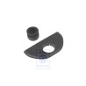 Genuine VW Cover Cap Satin Black - 6K0845537 01C