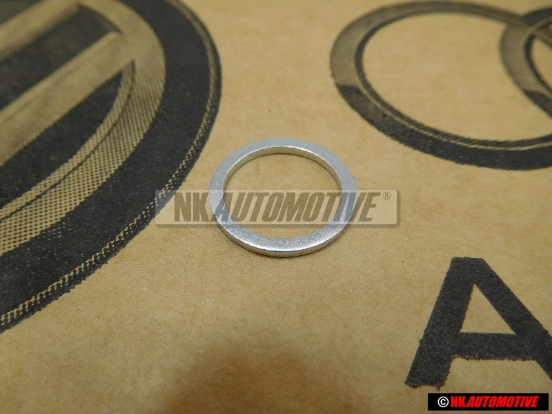 Genuine VW Cylinder Head Oil Drain Plug Sealing Ring - N 0138142