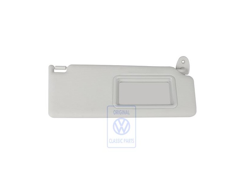 Genuine VW Sun Visor With Mirror Pearl Grey - 6K1857552H 2F4