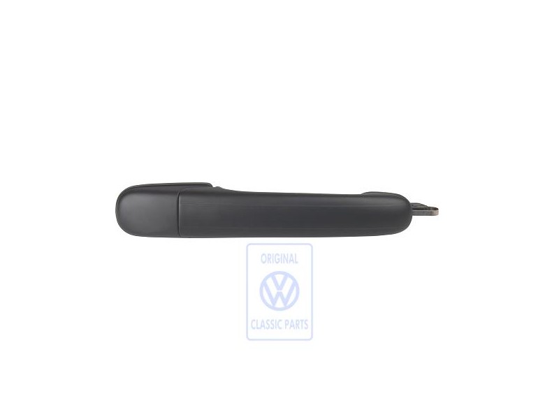 Genuine VW Door Handle, Exterior Satin Black - 6K4839205C 3FZ