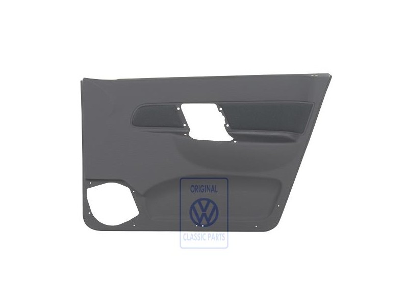 Genuine VW Door Panel Trim (Cloth) Off-Black - 6K4867012CBHDY
