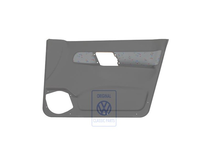 Genuine VW Door Panel Trim (Cloth) Flannel Grey - 6K4867012D FHA