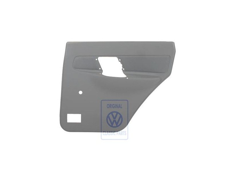 Genuine VW Door Panel Trim (Cloth) Flannel Grey - 6K4867212D HDZ