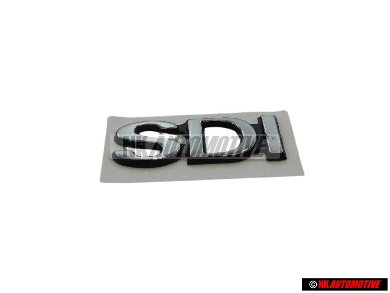 Genuine VW SDI Rear Boot Badge Emblem Chrome - 6K5853691C Z10