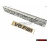 Genuine VW V6 FSI Rear Boot Trunk Badge Emblem Dark Chrome - 3C0853675AAL85