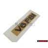 Genuine VW V6 FSI Rear Boot Trunk Badge Emblem Dark Chrome - 3C0853675AAL85