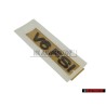 Genuine VW V6 FSI Rear Boot Trunk Badge Emblem Dark Chrome - 3C0853675AAL85