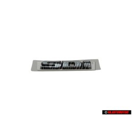 Genuine VW SDI Rear Boot Badge Emblem Silver - 6K9853687E GHA