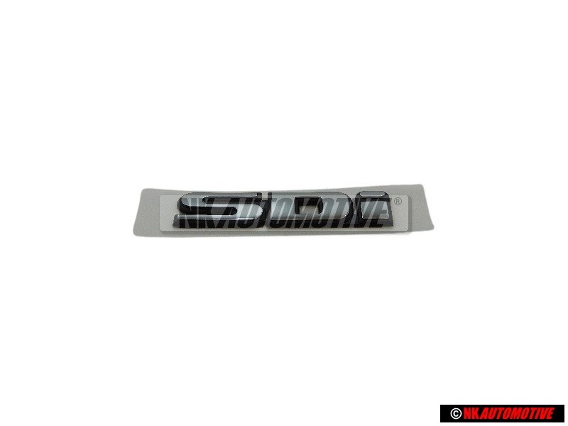 Genuine VW SDI Rear Boot Badge Emblem Silver - 6K9853687E GHA