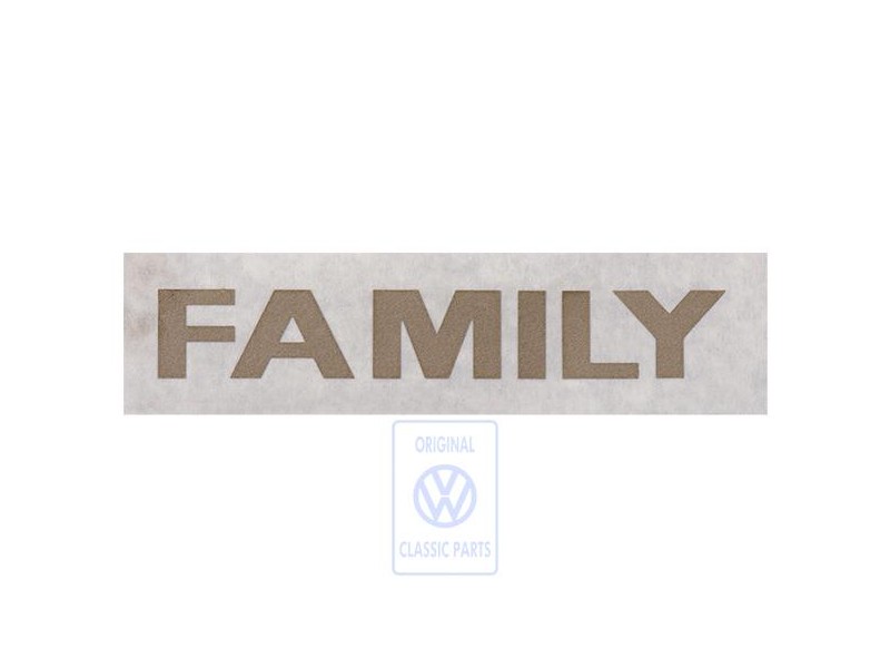 Genuine VW Lettering (Self-Adhesive) - 6K9853750
