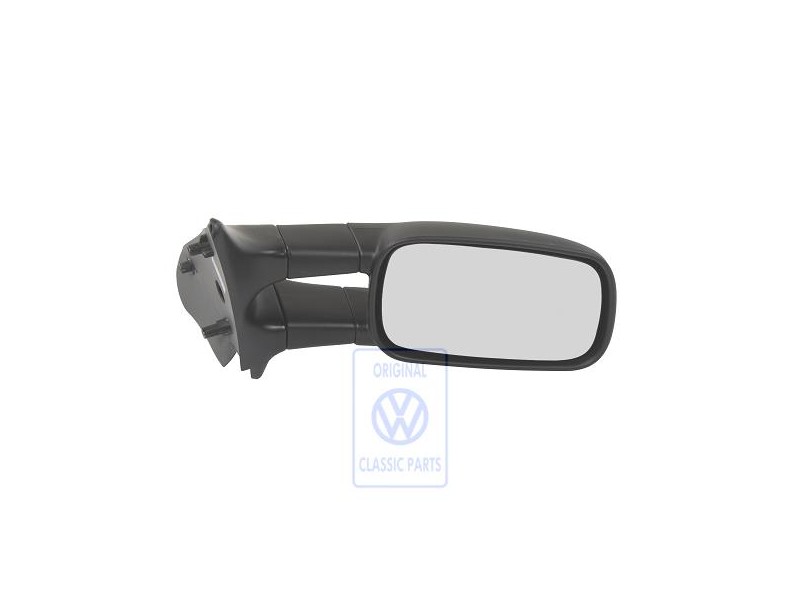 Genuine VW Exterior Mirror (Convex) Black - 6K9857502G 01C