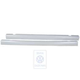 Genuine VW 1 Set Sill Panel Trims Grey/Red - 6N0071685A 9AX