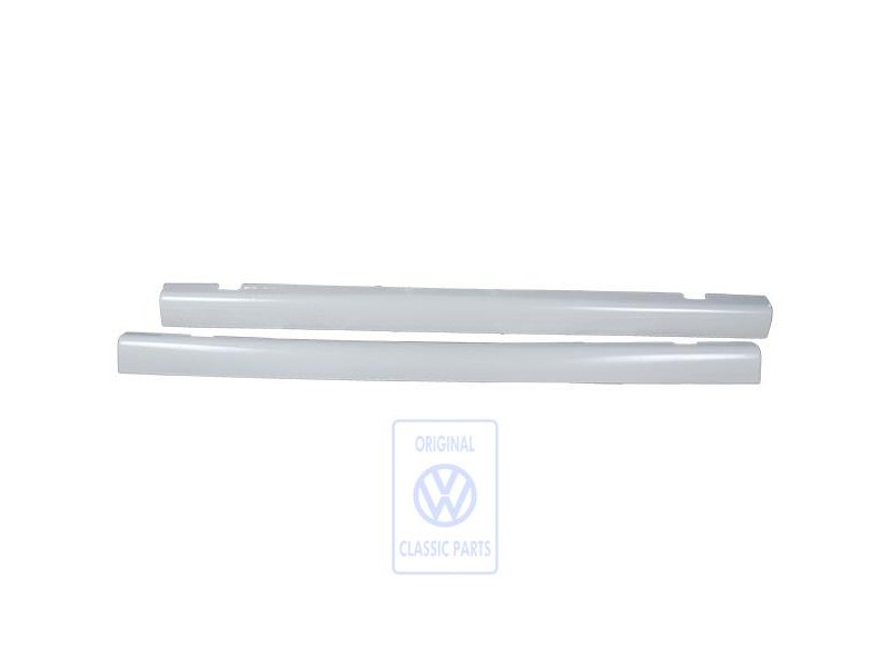 Genuine VW 1 Set Sill Panel Trims Grey/Red - 6N0071685A 9AX
