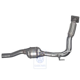 Genuine VW Exhaust Pipe With Catalyst - 6N0253058AX