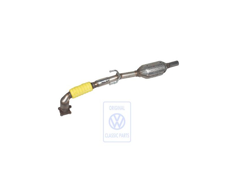 Genuine VW Exhaust Pipe With Catalyst - 6N0253058QX