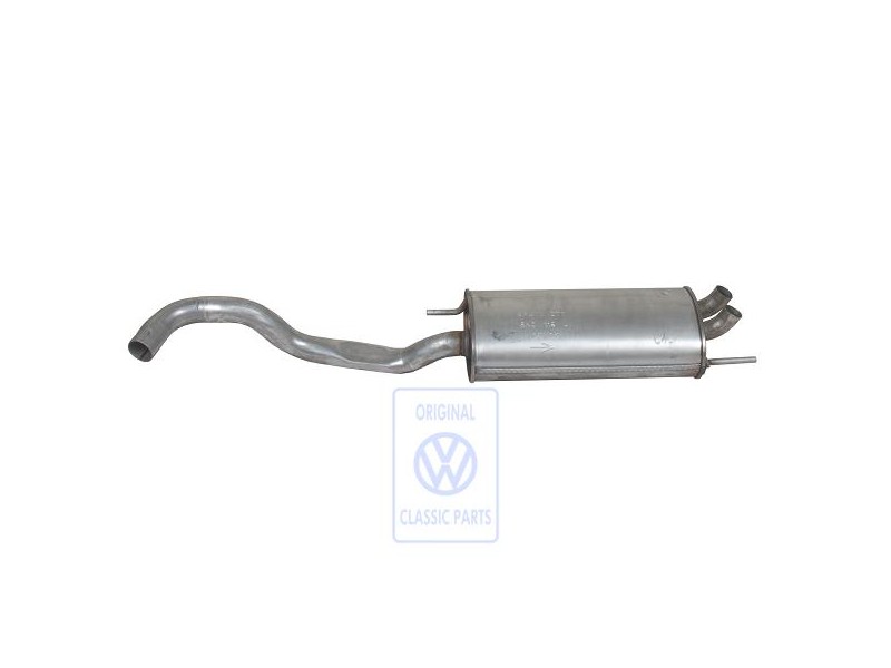 Genuine VW Rear Silencer - 6N0253609F