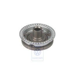 Genuine VW Wheel Hub With Rotor - 6N0407613