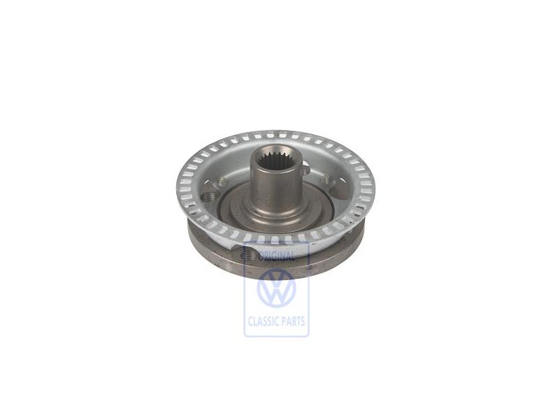Genuine VW Wheel Hub With Rotor - 6N0407613
