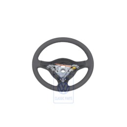 Genuine VW Steering Wheel (Leather) Black - 6N0419091L E74