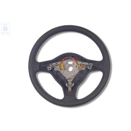 Genuine VW Steering Wheel (Leather) Black/Orbitblue - 6N0419091L HCC