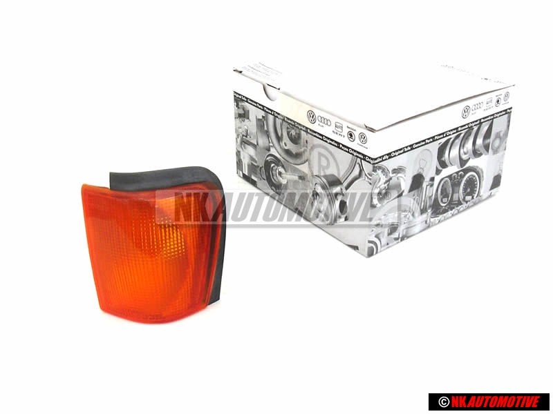 VW Classic Parts Left Front Yellow Repeater Light - 533953049
