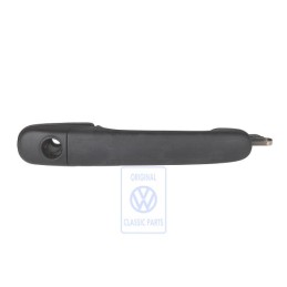 Genuine VW Ext Door Handle, Black Without Lock Cylinder - 6N0837207