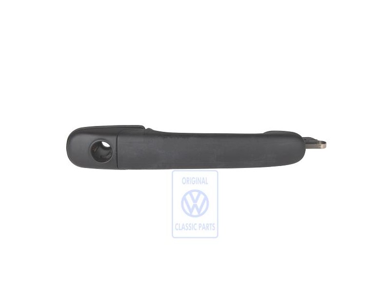 Genuine VW Ext Door Handle, Black Without Lock Cylinder - 6N0837207