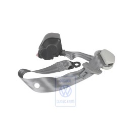 Genuine VW Three-Point Safety Belt Flannel Grey - 6N0857806A HCQ