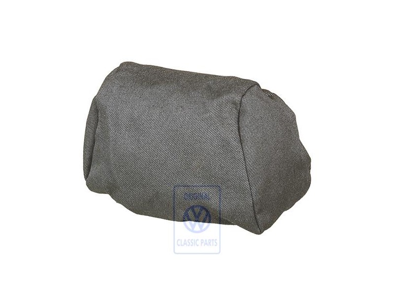 Genuine VW Head Restraint Cover (Cloth) Off-Black - 6N0881921F B84