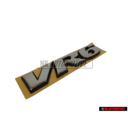 Genuine VW VR6 Rear Trunk Boot Badge Emblem - 7D0853675 Z10