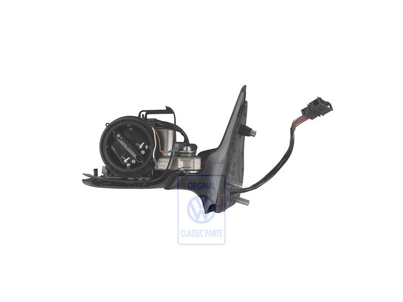 Genuine VW Exterior Mirror Housing Satin Black - 6N2857507E 01C