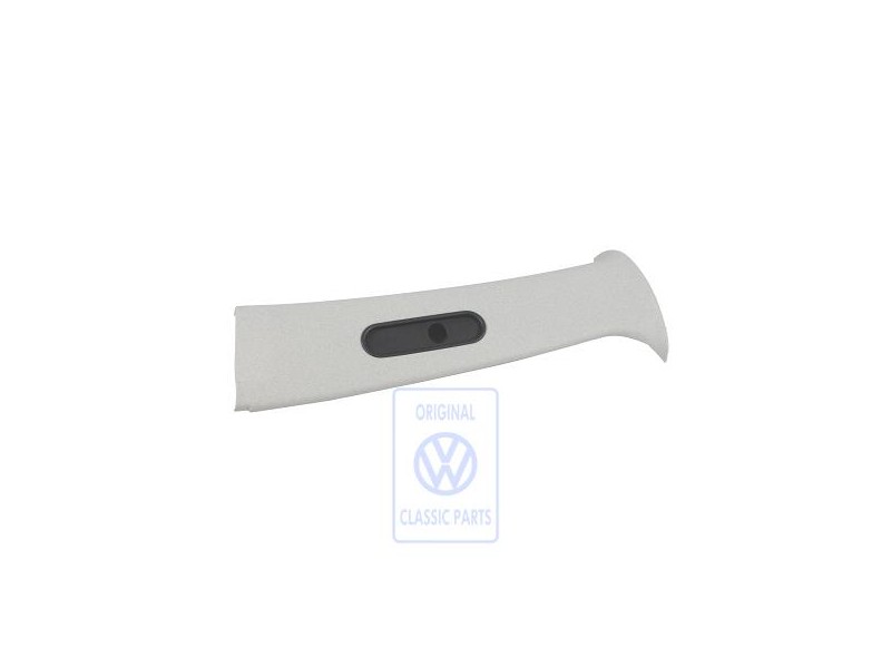 Genuine VW B-Pillar Trim Pearl Grey - 6N3867281 X30