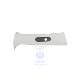 Genuine VW B-Pillar Trim Pearl Grey - 6N3867282 X30