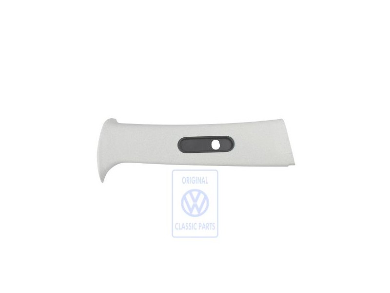 Genuine VW B-Pillar Trim Pearl Grey - 6N3867282 X30