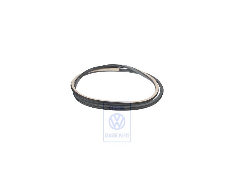 Genuine VW Door Seal Satin Black/Cream - 6N3867365K HGZ