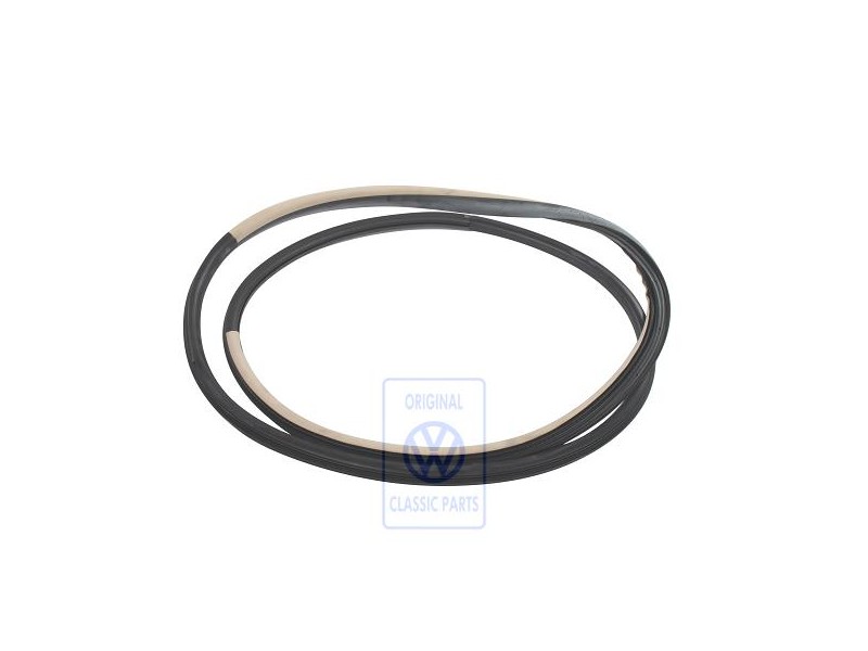 Genuine VW Door Seal Satin Black/Cream - 6N3867366F HGZ Genuine VW Door Seal Satin Black/Cream - 6N3867366F HGZ