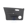 Genuine VW Door Panel Trim (Leather) Black - 6N4867011DCEGX