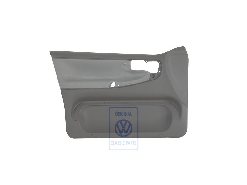 Genuine VW Door Panel Trim (Cloth) Flannel Grey - 6N4867011P FRX