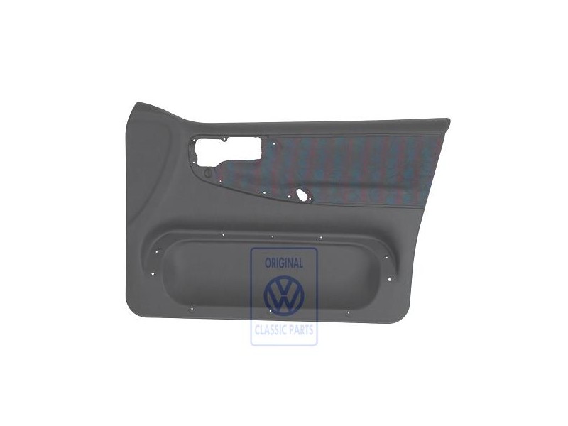 Genuine VW Door Panel Trim (Cloth) Off-Black - 6N4867012P DRB