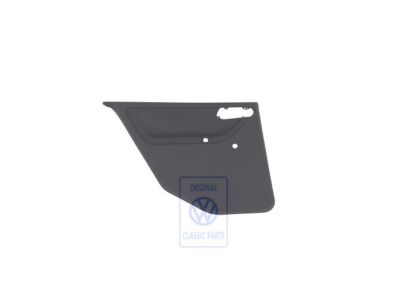 Genuine VW Door Panel Trim (Cloth) Off-Black - 6N4867211AEHDY