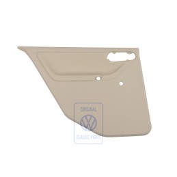 Genuine VW Door Panel Trim (Leather) Cream - 6N4867211AFFWK