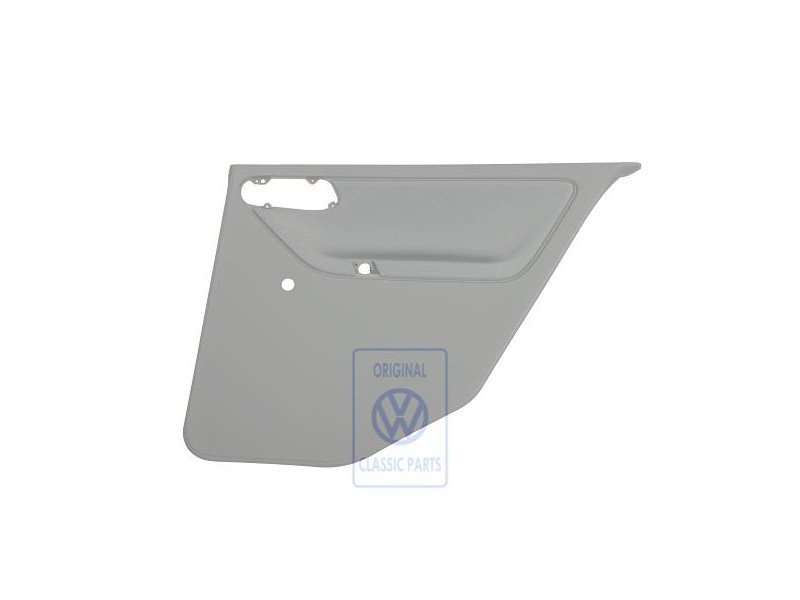 Genuine VW Door Panel Trim (Cloth) Flannel Grey - 6N4867212AEHDZ