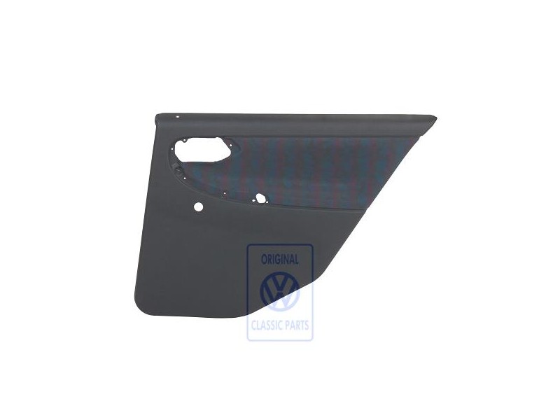 Genuine VW Door Panel Trim (Cloth) Off-Black - 6N4867212L DRB