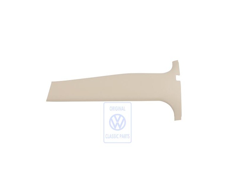 Genuine VW B-Pillar Trim Cream Beige - 6N4867297 3PT